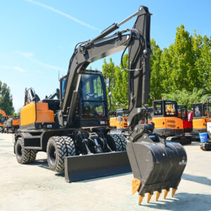 8 ton wheeled excavator