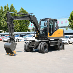 7.5 ton wheeled excavator